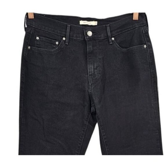 Levi's Mens 30 Black 505 Straight Leg Jeans - Picture 2 of 13